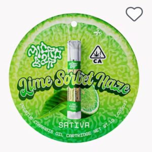Where to Buy Lime Sorbet Haze Sativa 1g Cartridge in the UAE – A Bright, Uplifting Vape Experience