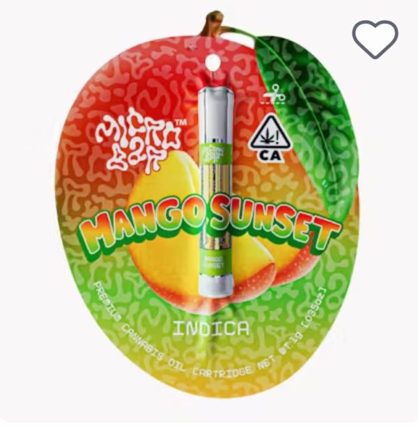 Buy Mango Sunset Indica 1g Cartridge