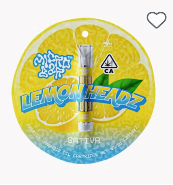 Lemon Headz Sativa 1g Cartridge - Image 2